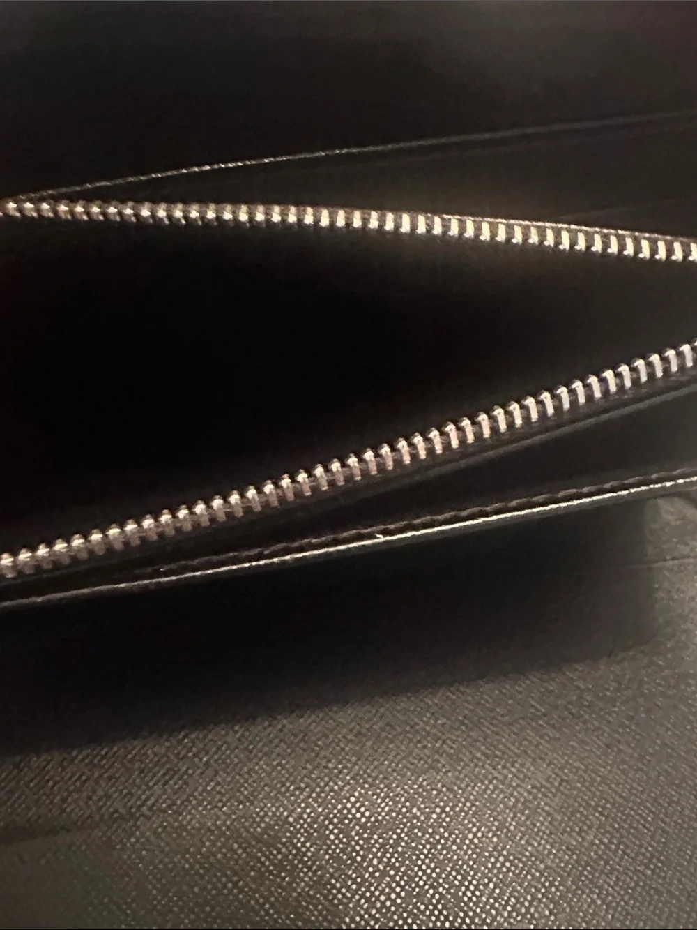 Louis Vuitton Black Textured Zip Tablet Folio Case